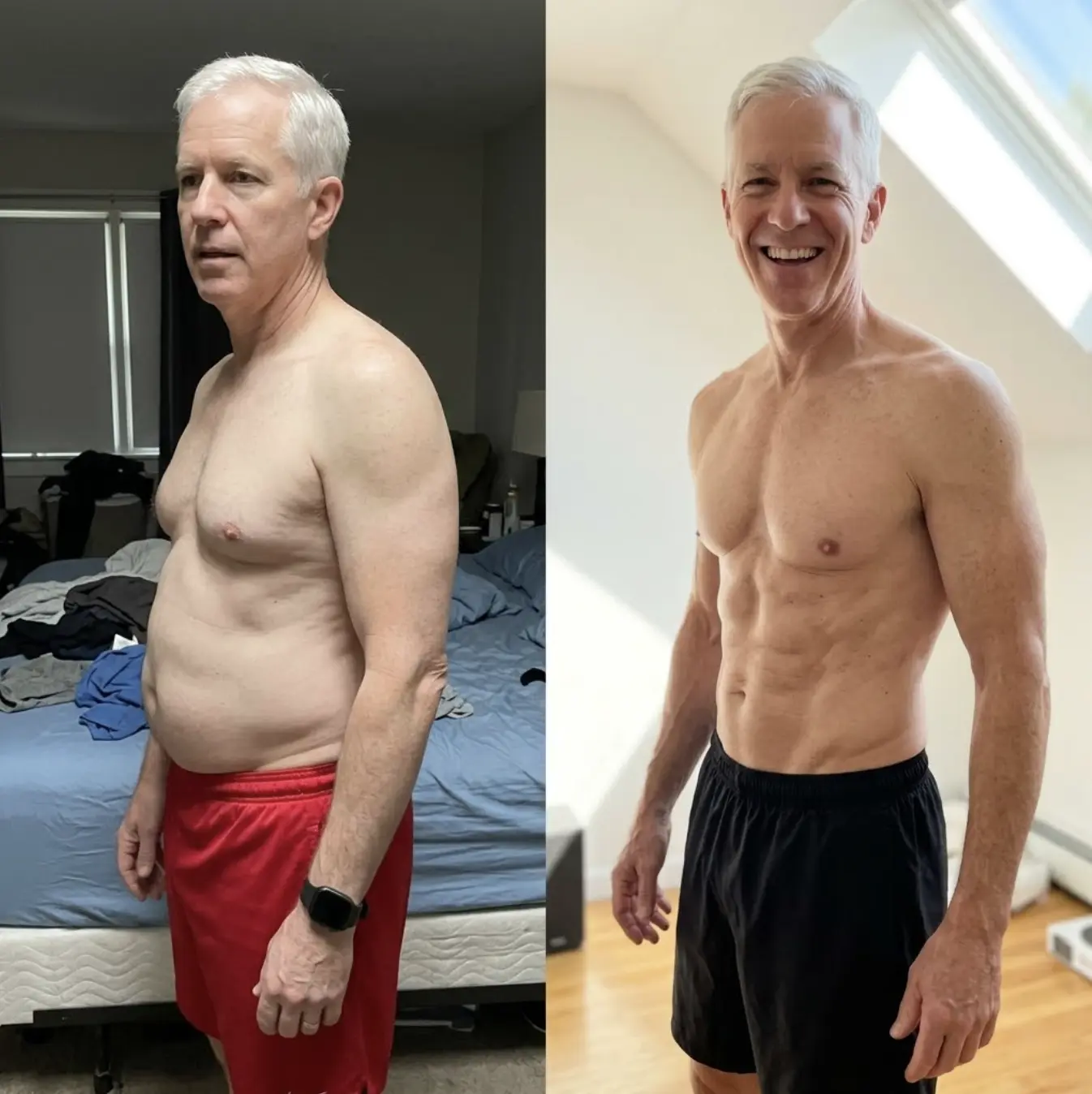Before and after transformation 5